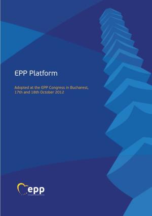 EPP Platform