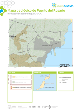 Mapa Geológico De Puerto Del Rosario Instituto De Geociencias (CSIC-UCM)