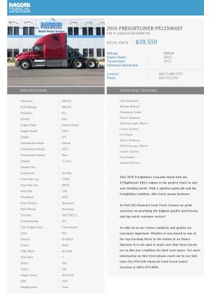 Truck Pdf | PACCAR FINANCIAL Used Truck Center