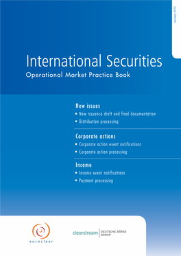 International Securities Operational Market Practice Book