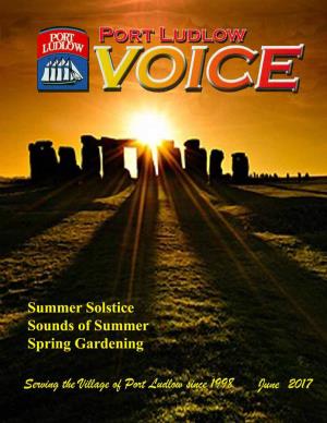 Port Ludlow Voice the Mission of the Port Ludlow Voice Is to Inform Its Readers P.O