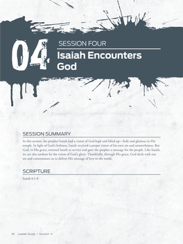 Isaiah Encounters God