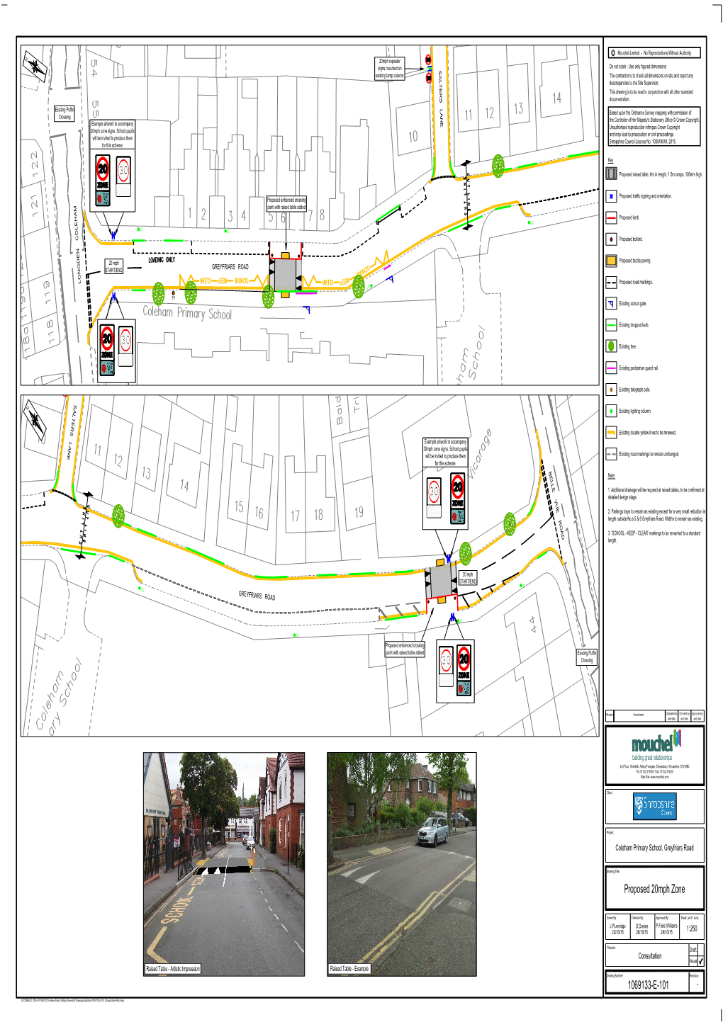 1069133-E-101 Proposed 20Mph Zone