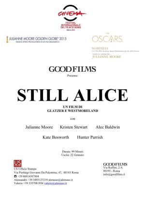 Still Alice Un Film Di Glatzer E Westmoreland