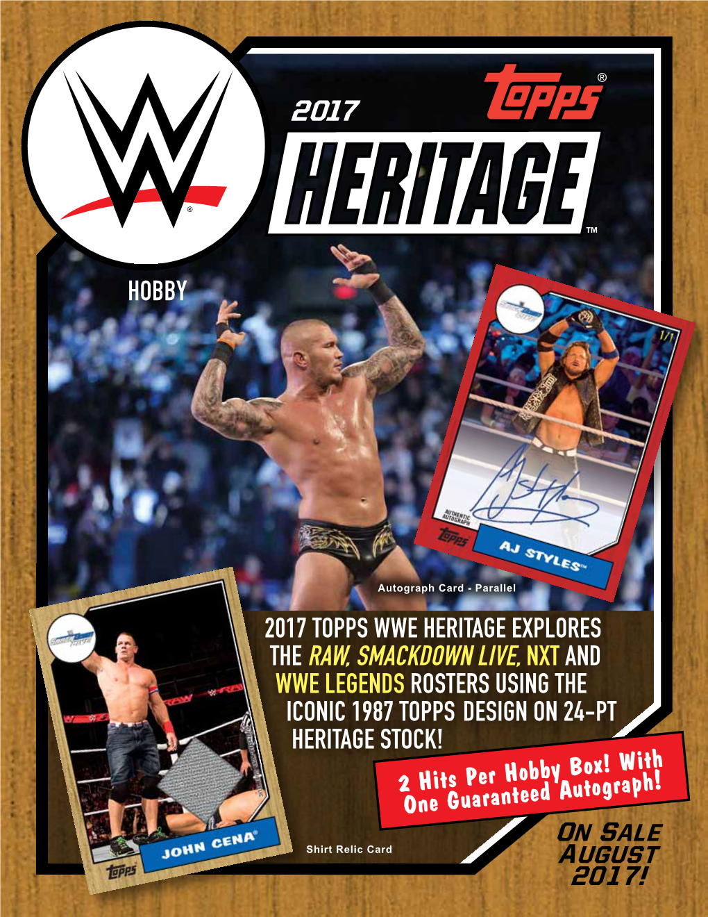 2017 Topps Wwe Heritage Explores the Raw