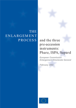 Pre-Accession Instruments: Phare, ISPA, Sapard