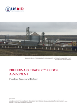 PRELIMINARY TRADE CORRIDOR ASSESSMENT Moldova Structural Reform