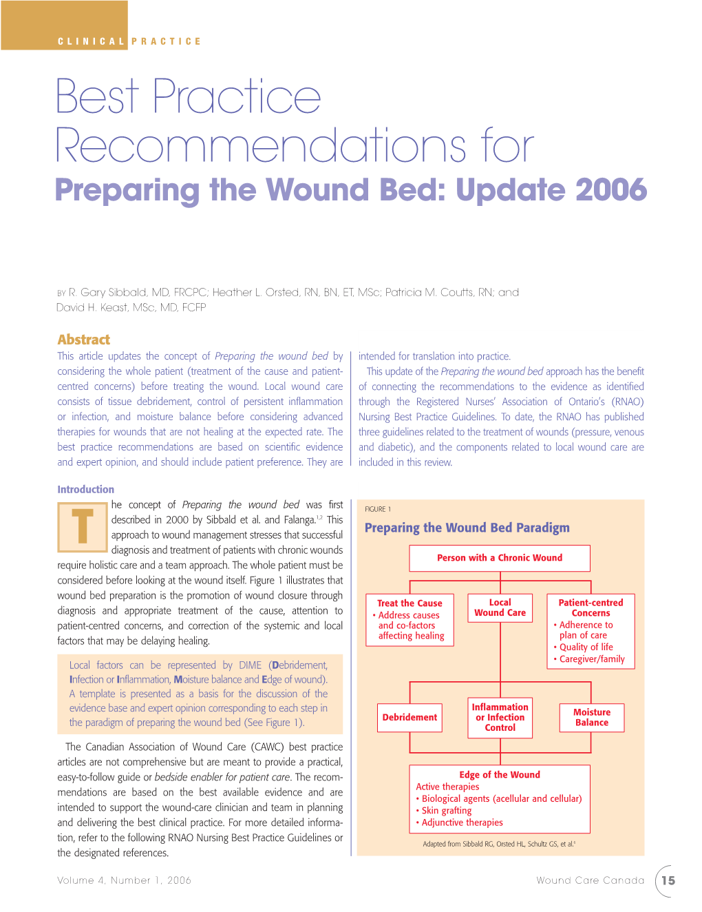 Best Practice Recommendations for T