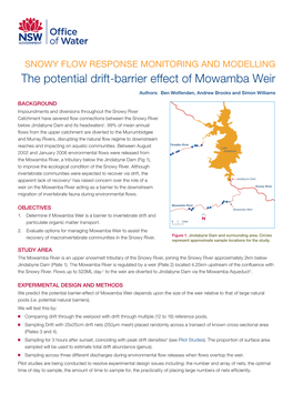 The Potential Drift-Barrier Effect of Mowamba Weir PDF, 1058.28 KB