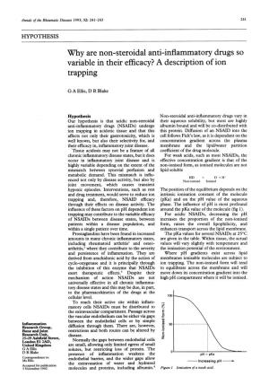Variable in Their Efficacy? a Description of Ion Trapping