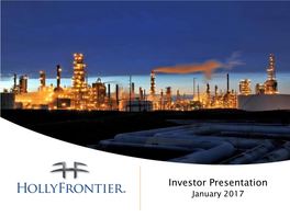 Investor Presentation January 2017