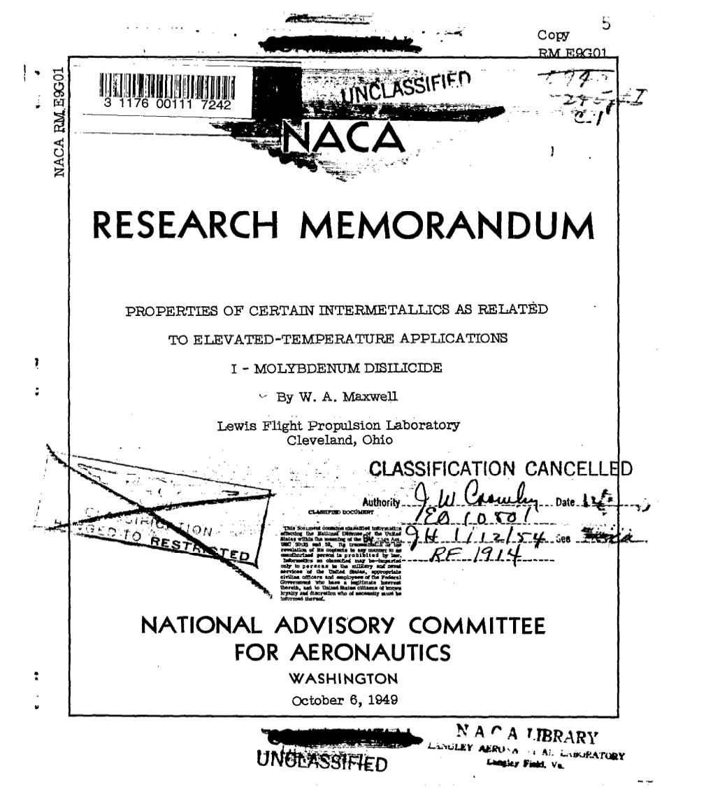 Research Memorandum