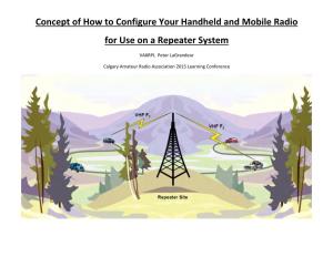 How to Configure Radios for Use with Repeaters