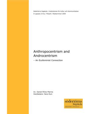 Anthropocentrism and Androcentrism – an Ecofeminist Connection
