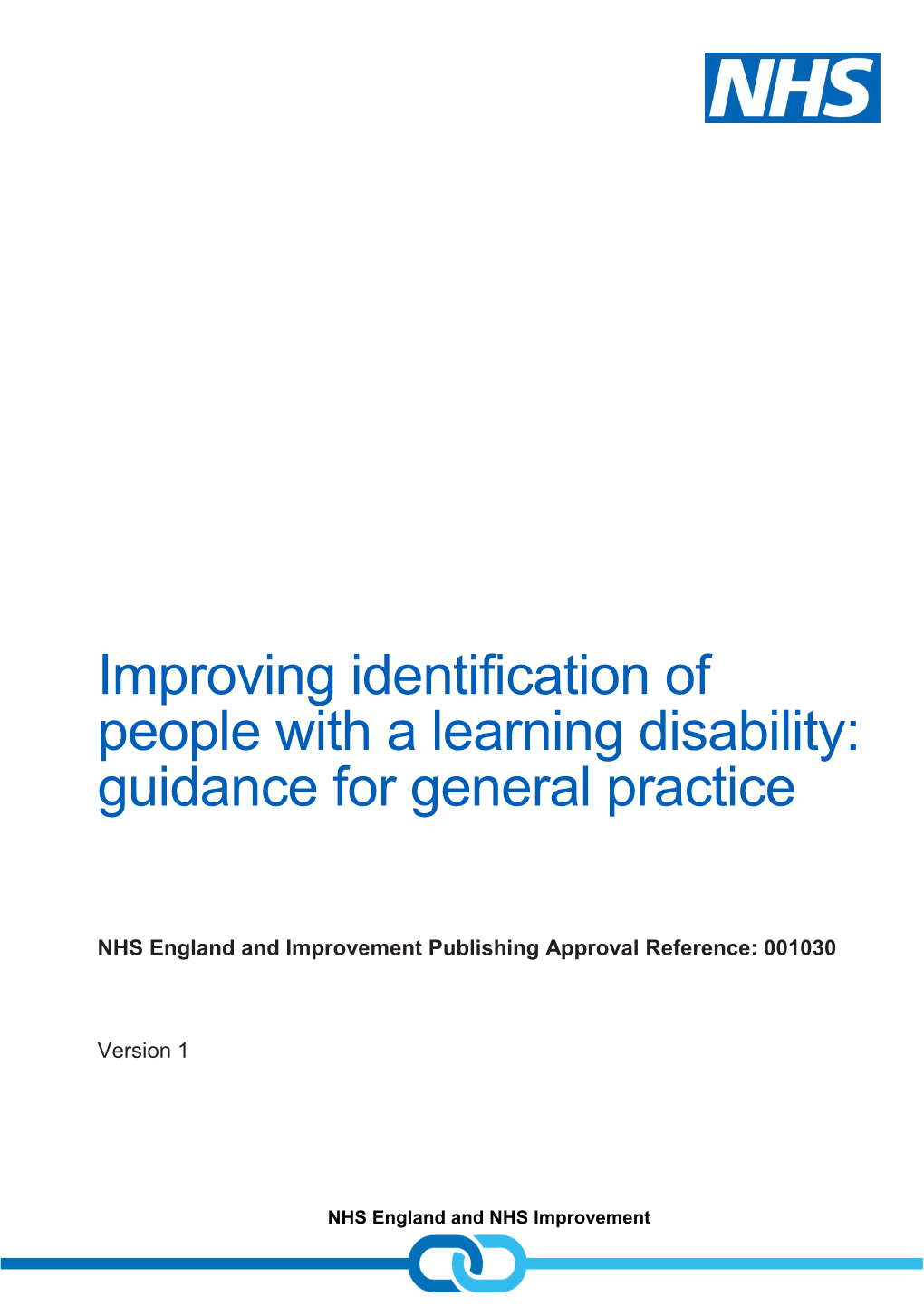 With a Learning Disability; Guidance for General Practice