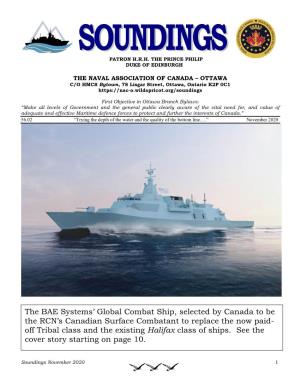The BAE Systems' Global Combat Ship, Selected by Canada to Be The