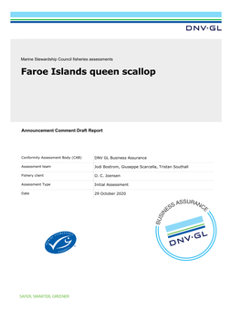 Faroe Islands Queen Scallop 1