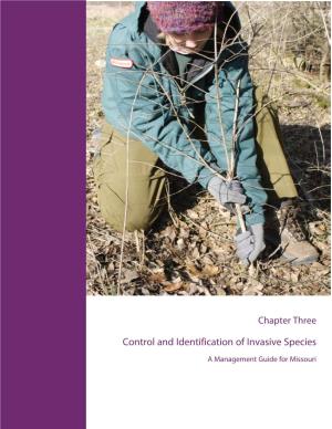 Control and Identification of Invasive Species