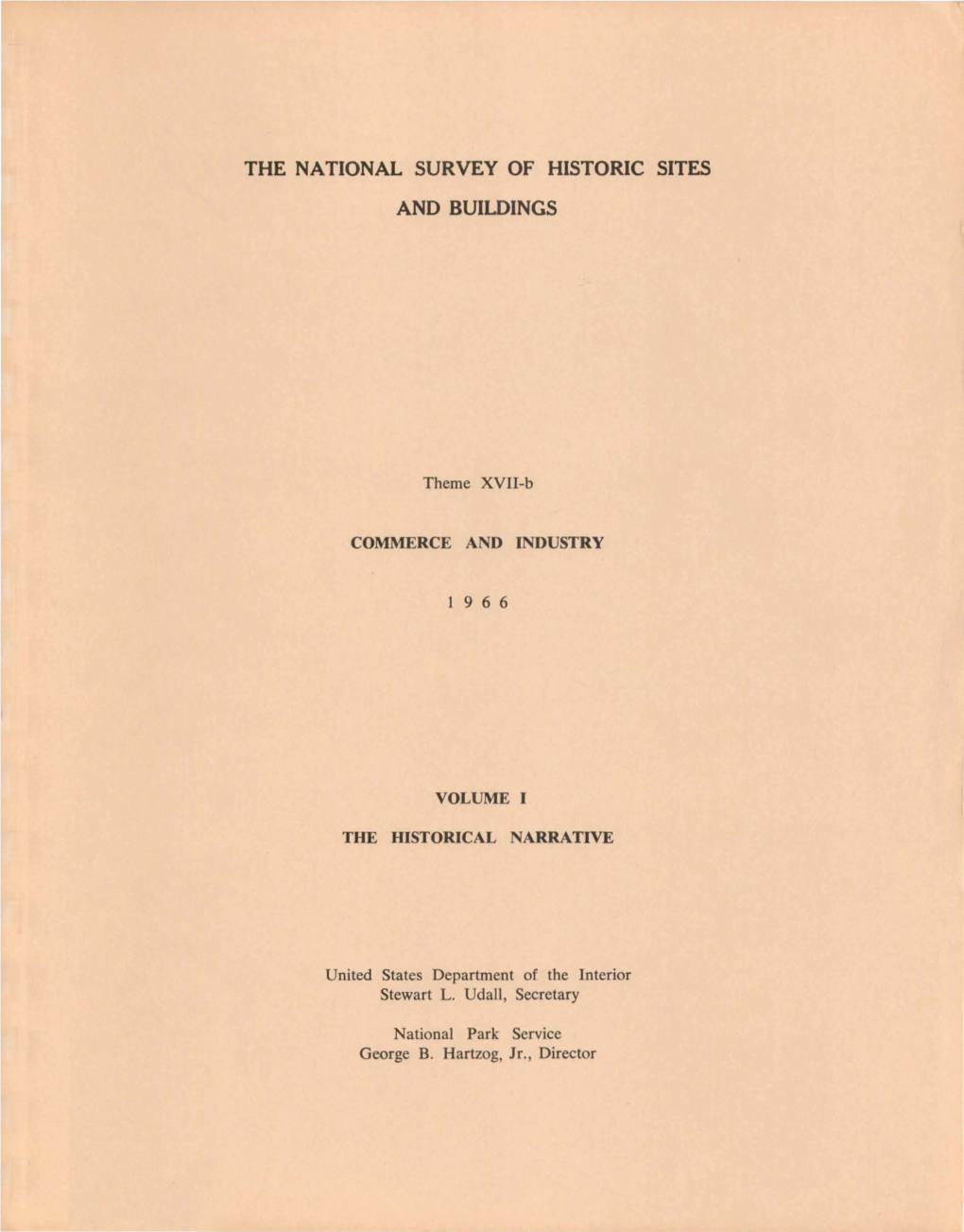 The National Survey of Historic Sites and Buildings