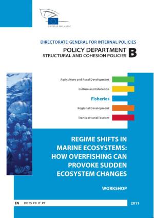 Regime Shifts in Marine Ecosystems