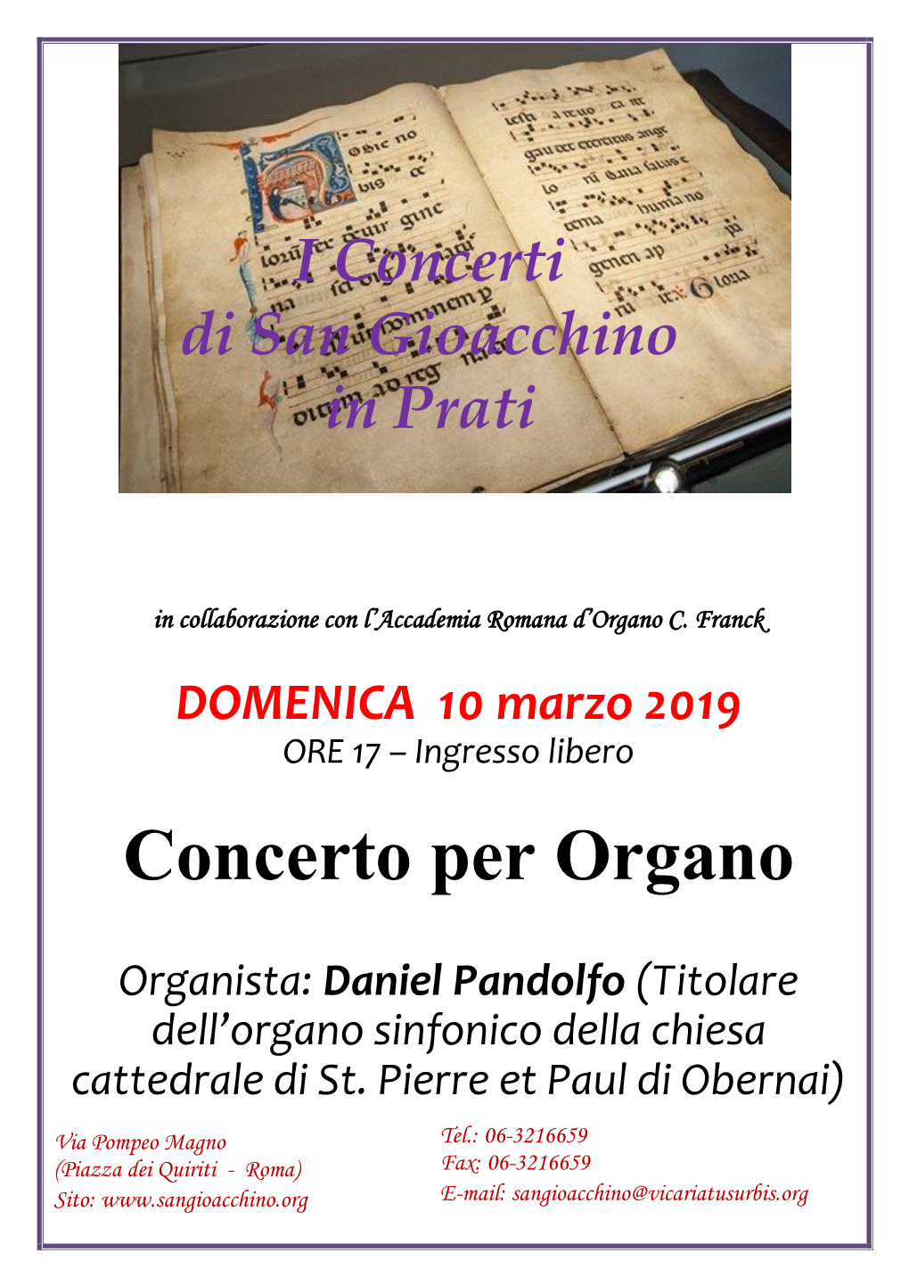 Concerto Per Organo