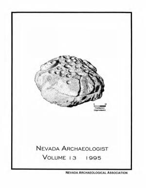 Nevada Archaeologist Volume I 3 1995