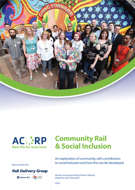 Community Rail & Social Inclusion