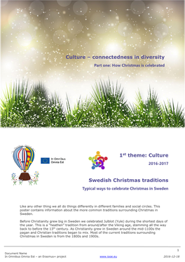 Culture Swedish Christmas Traditions Culture