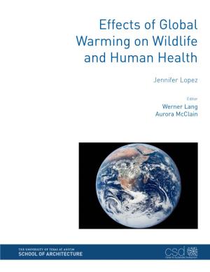 Effects of Global Warming on Wildlife and Human Health