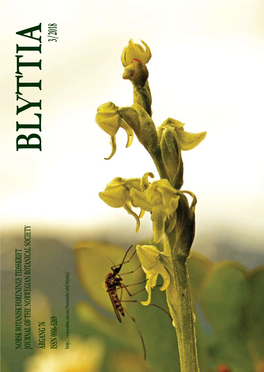 Norsk Botanisk Forenings Tidsskrift Journal of the Norwegian Botanical Society
