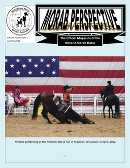 The Official Magazine of the Historic Morab Horse