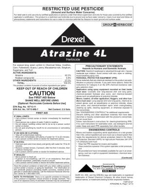 Atrazine 4L Herbicide