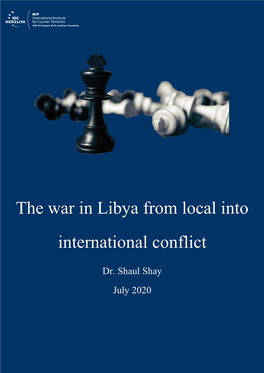 Into Local from Libya in War the Conflict International