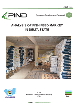 Analysis of Fish Feed Market in Delta State