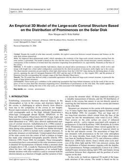 An Empirical 3D Model of the Large-Scale Coronal Structure