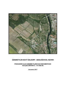 Územní Plán Nový Šaldorf - Sedlešovice, Návrh