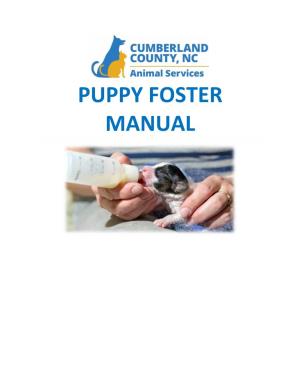 Puppy Foster Manual