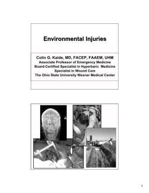 Environmental Injuries