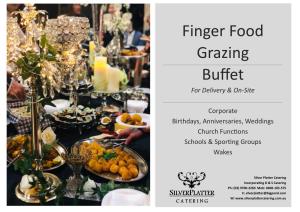 Finger Food Grazing Buffet for Delivery & On-Site