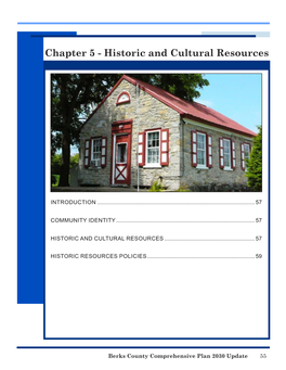 Historic and Cultural Resources