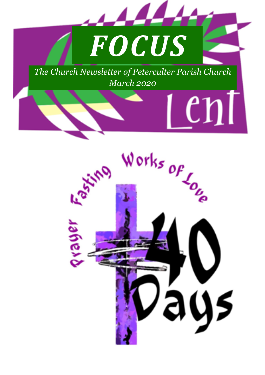 The Church Newsletter of Peterculter Parish Church March 2020