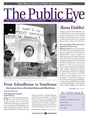 The Public Eye, Summer 2010
