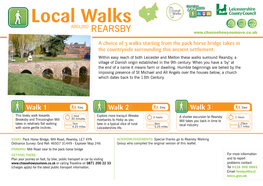 Rearsby Local Walks