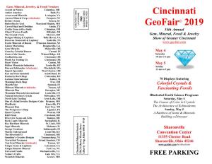 Gem, Mineral, Fossil & Jewelry Dealers