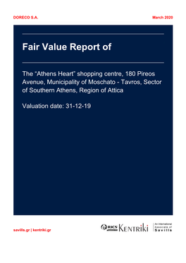 Fair Value Report of F