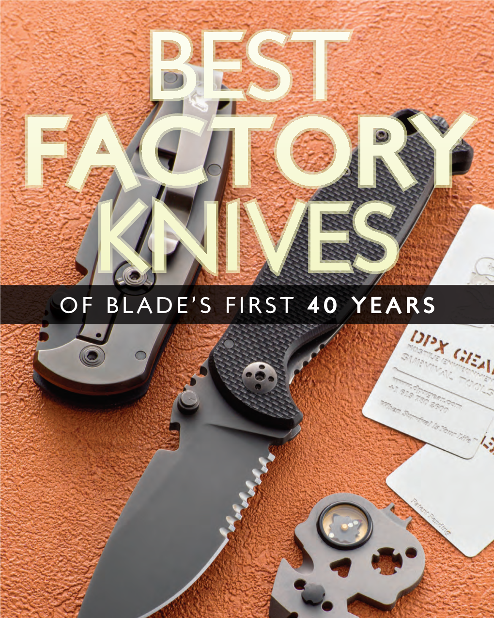 Best Factory Knives of Blade's First 40 Years