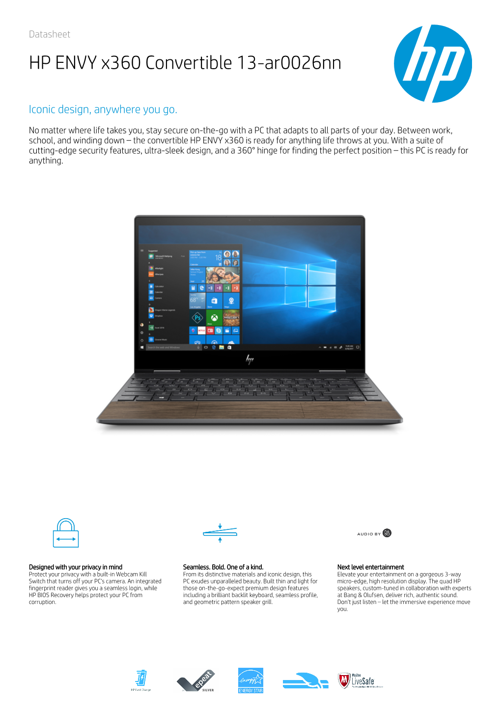 HP ENVY X360 Convertible 13-Ar0026nn