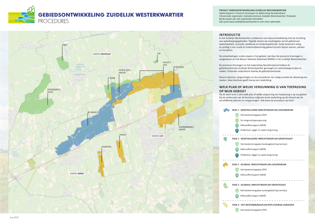 Gebiedsontwikkeling Zuidelijk Westerkwartier Procedures