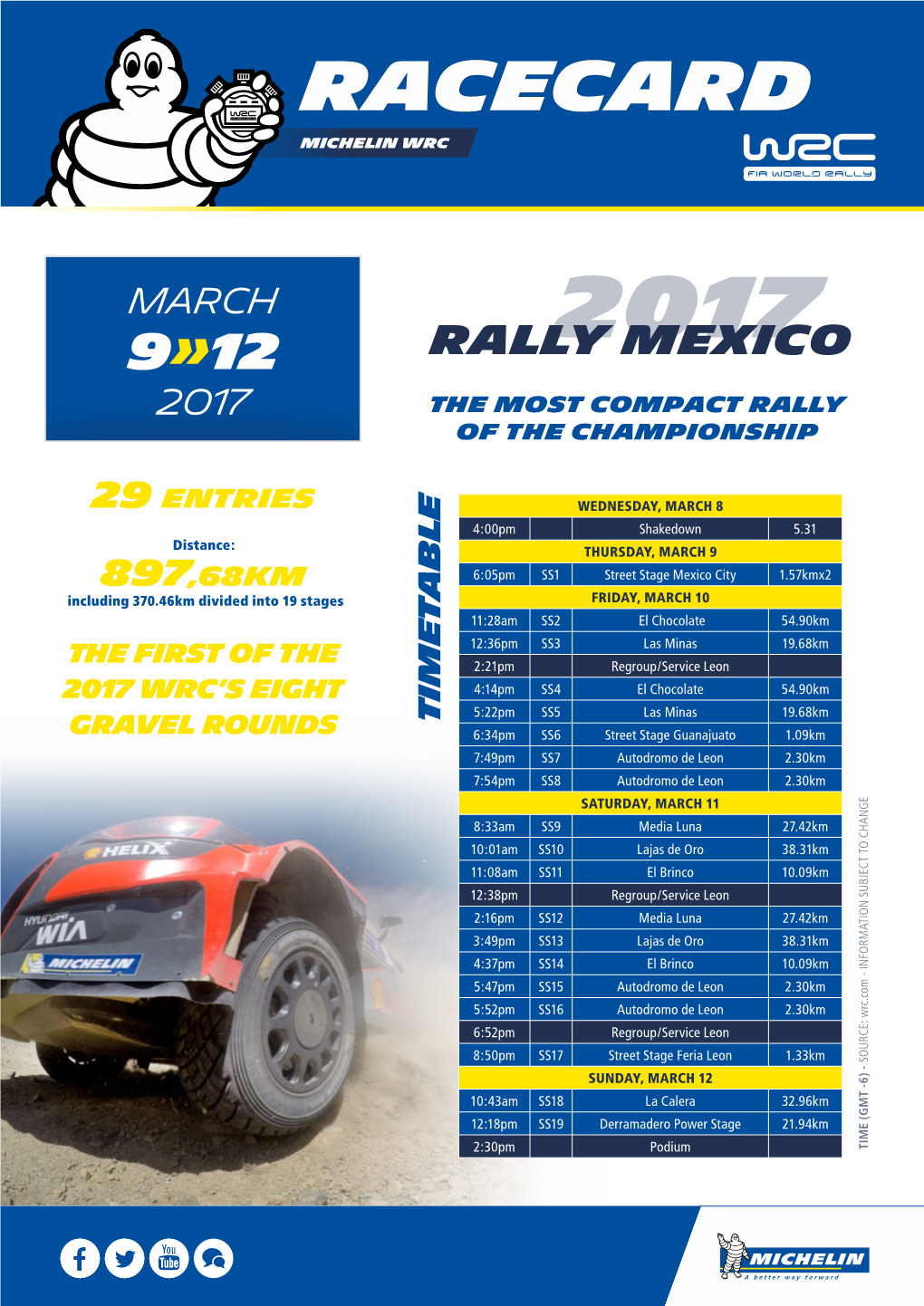 Rally Mexico WRC Programme Manager, Michelin Motorsport Starts in Mexico City, Michelin Is Using the New LTX Force S5 Gravel Tyre for the First Time in Mexico