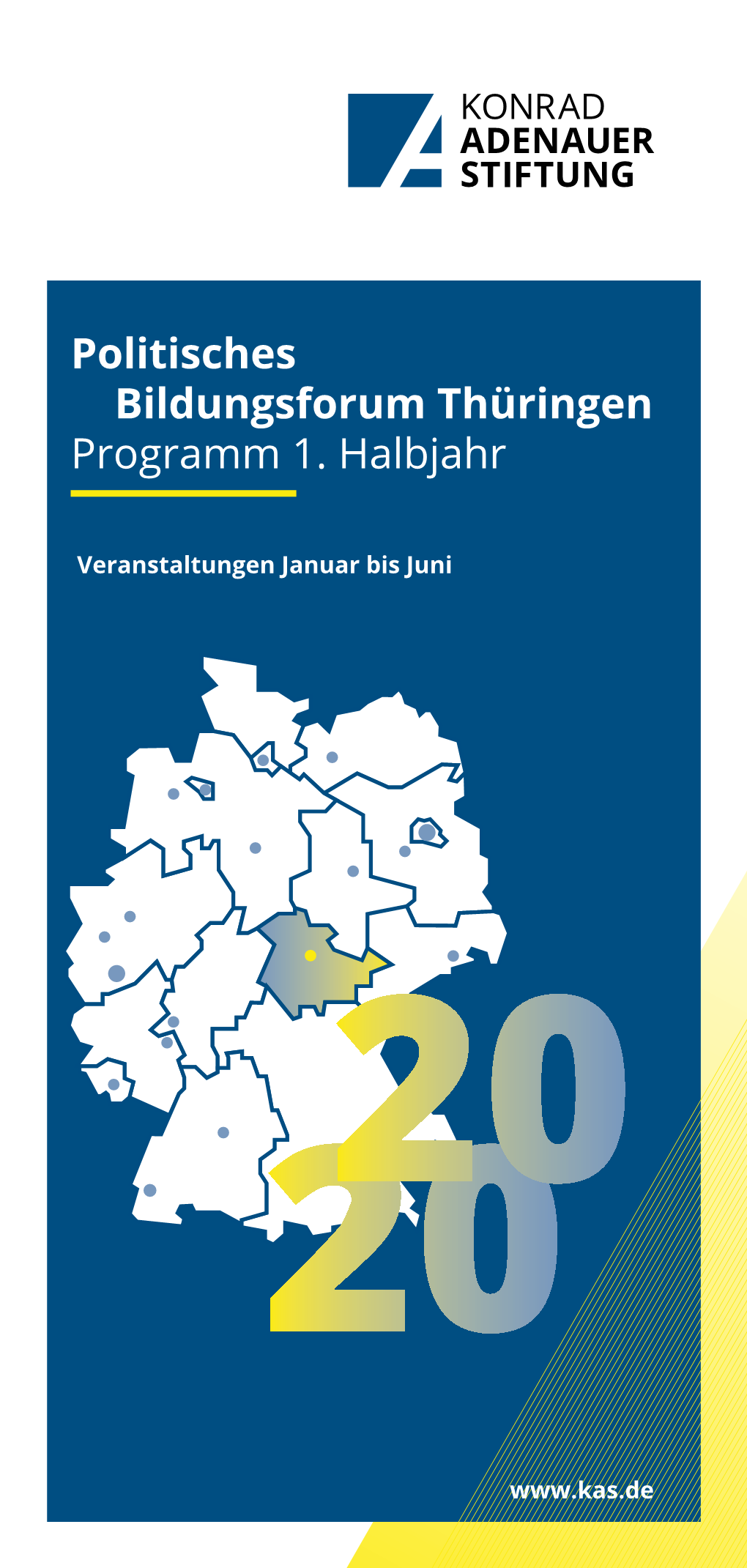 Politisches Bildungsforum Thüringen Programm 1. Halbjahr